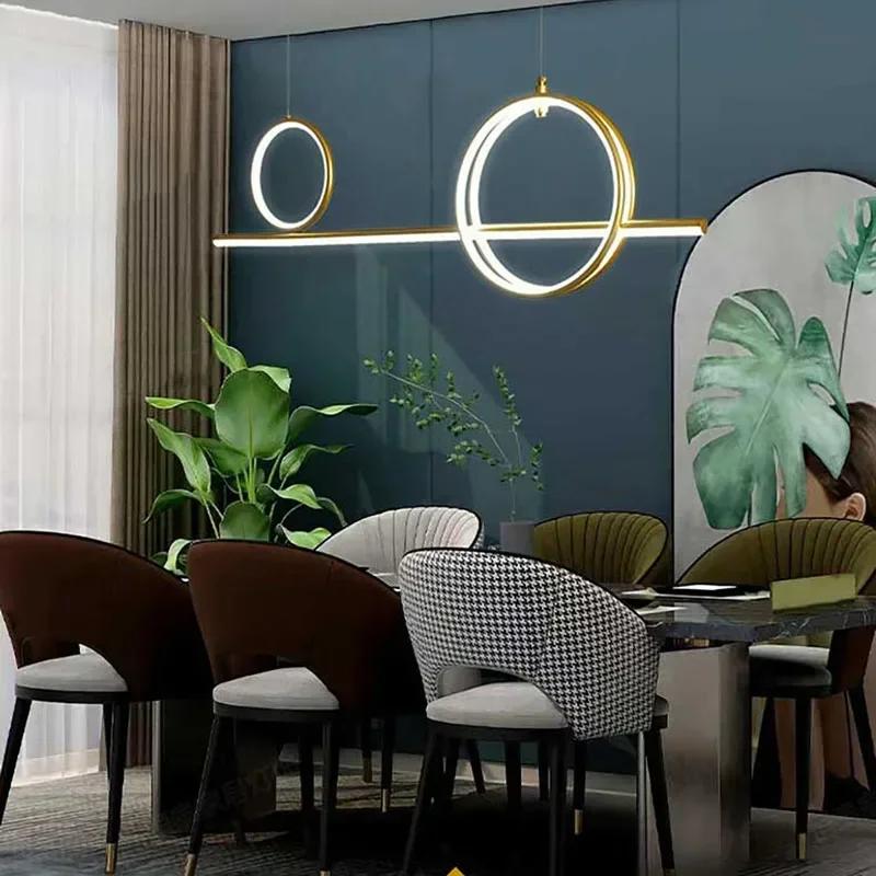 Modern LED Ceiling Chandelier For Living Room Dining Room Kitchen Bar Bedroom Pendant Light Home Decoration Indoor Light Fixture