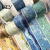 Layering Washi Tape Tape, Oil Painting Decorative Masking Artist Patterns Adhesive Japanese Paper for DIY Crafts, Junk Journal, Gift Wrapping,