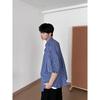 2024 Letter Long Sleeved Shirt Japanese Hong Kong Style Ins Loose Shirt Men'S Summer Trend Versatile Casual Jacket