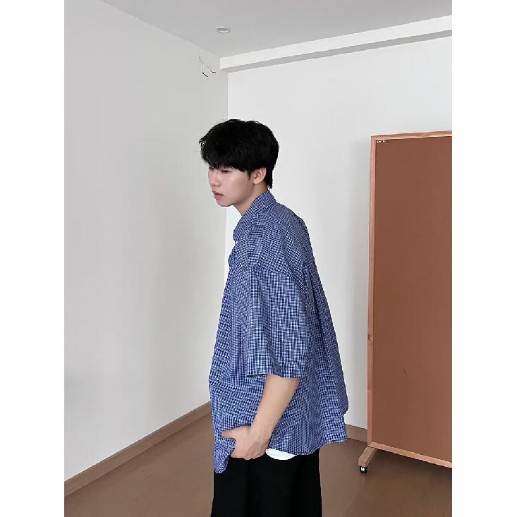 2024 Letter Long Sleeved Shirt Japanese Hong Kong Style Ins Loose Shirt Men'S Summer Trend Versatile Casual Jacket