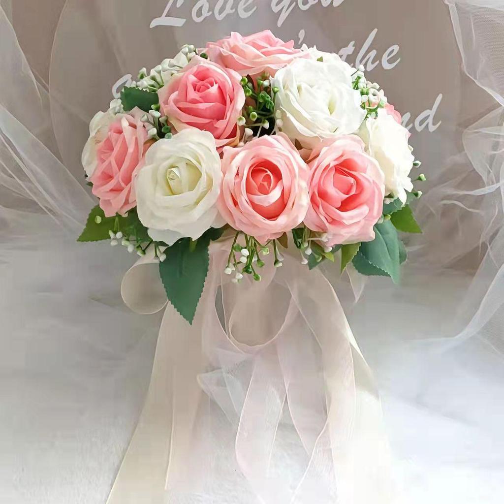 Koreanischer Waldstil Braut-Handstrauß für Hochzeit oder Foto-Requisiten