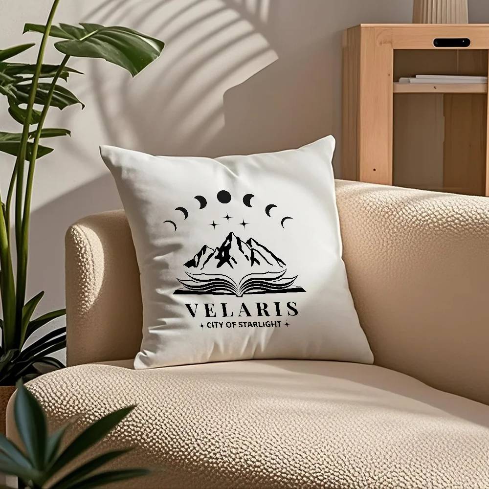 

Velaris City Of Starlight Pillow Case Comfort Sofa Bed Silky elegant Invisible zipper Custom Decorative cushion cover 30cmx30cm