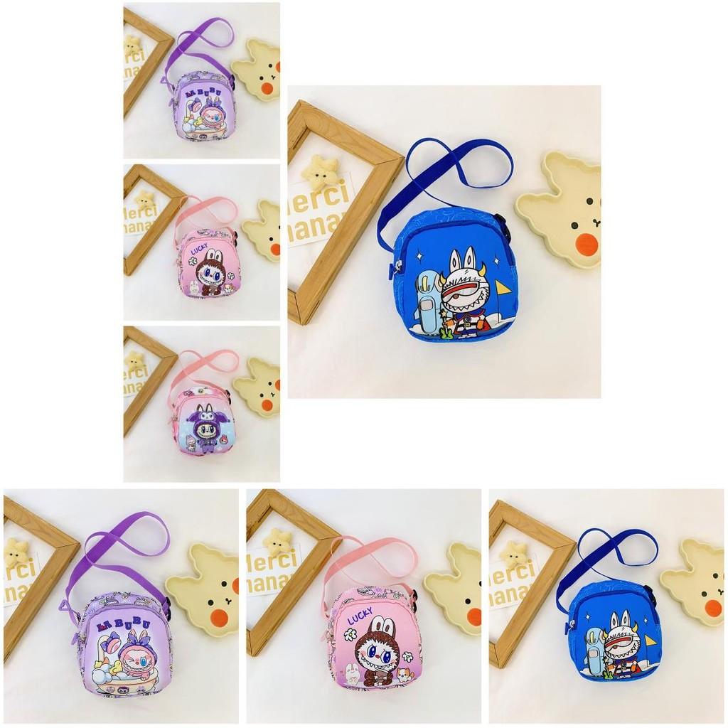 Adorable Labub Cartoon Children's Bag In Cute Colors For Girls Perfect For Daily Use