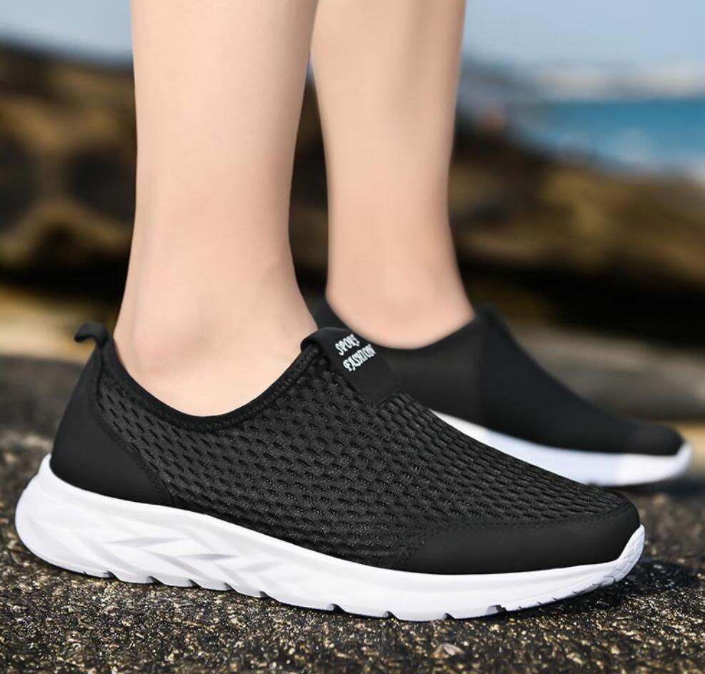 Модные вулканизированные туфли мужские кроссовки дышащая мужская повседневная обувь — фото 6