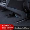 For Tesla Model Y Juniper 2025 Model 3 Highland 2024 Central Armrest Box Rear Seat Anti-Kick Board Anti Dirty Protection Cover