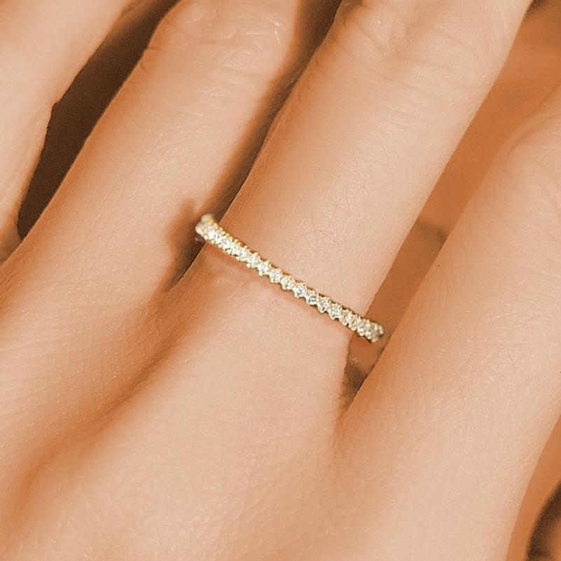 

Tiny Small Ring Set For Women Gold Color Cubic Zirconia Midi Finger Rings Wedding Anniversary Jewelry Accessories Gifts KAR229 5