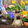 Franse Bulldog Beeldje Hond Figuur Hars Ornament Voor Buiten Of Binnen Decor