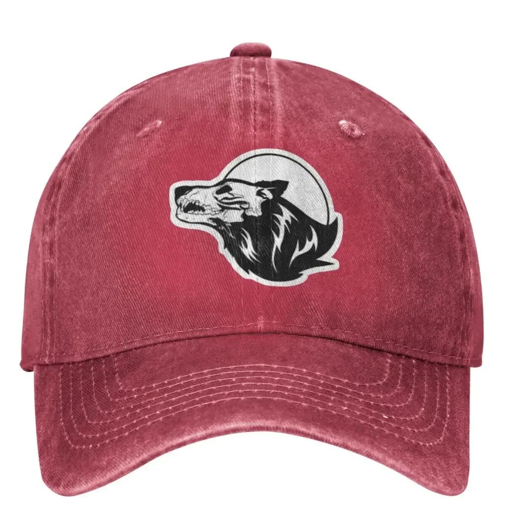 FOG Spiritus Systems Baseballkappe Wolf Print Outdoor Sports Großhandel Gewaschene Trucker-Mütze Weiblich Männlich Mode Benutzerdefinierte Kappe