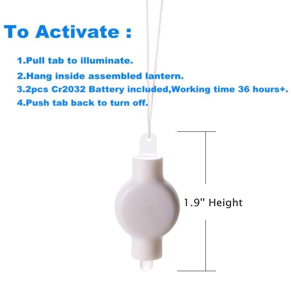 10 Pcs Mini Hanging Lantern Lights LED Light for Paper Lanterns Balloons Battery Operated for Easter Party Wedding Home