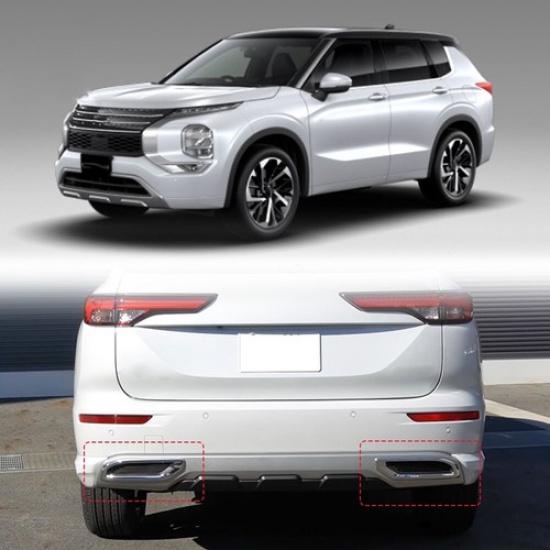 Для 2024 Mitsubishi Outlander Автоаксессуары Защитная накладка-полоска на выхлопную трубу