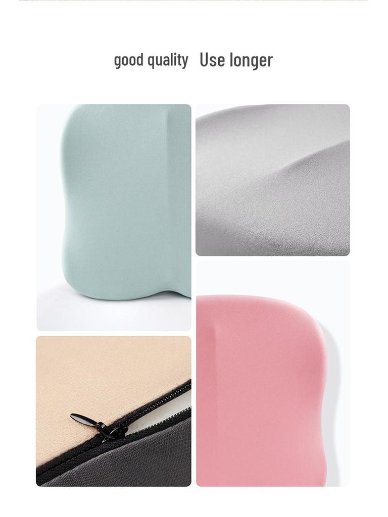 Ventilated Memory Foam Seat Cushion: Universal, Breathable, Height-Boosting Pad for Car or Office