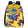 Superthings Neon Power Backpack for Kids Game Superzings Kindergarten Backpack Children Book Bag Boys Girls School Bags