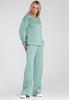 Elegant Women's Tracksuit - Set Hoodie and Trousers - Mint M1250 R. S