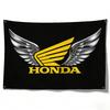 Motorcycle For HONDA Decorative Flag Waterproof Fade Resistant Polyester Indoor Outdoor Hanging Flag PH2
