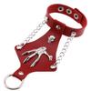 Exaggerated Non Mainstream Ring Bracelet Leather Bangle Punk Goth Skull Claw Sleeve Bracelet