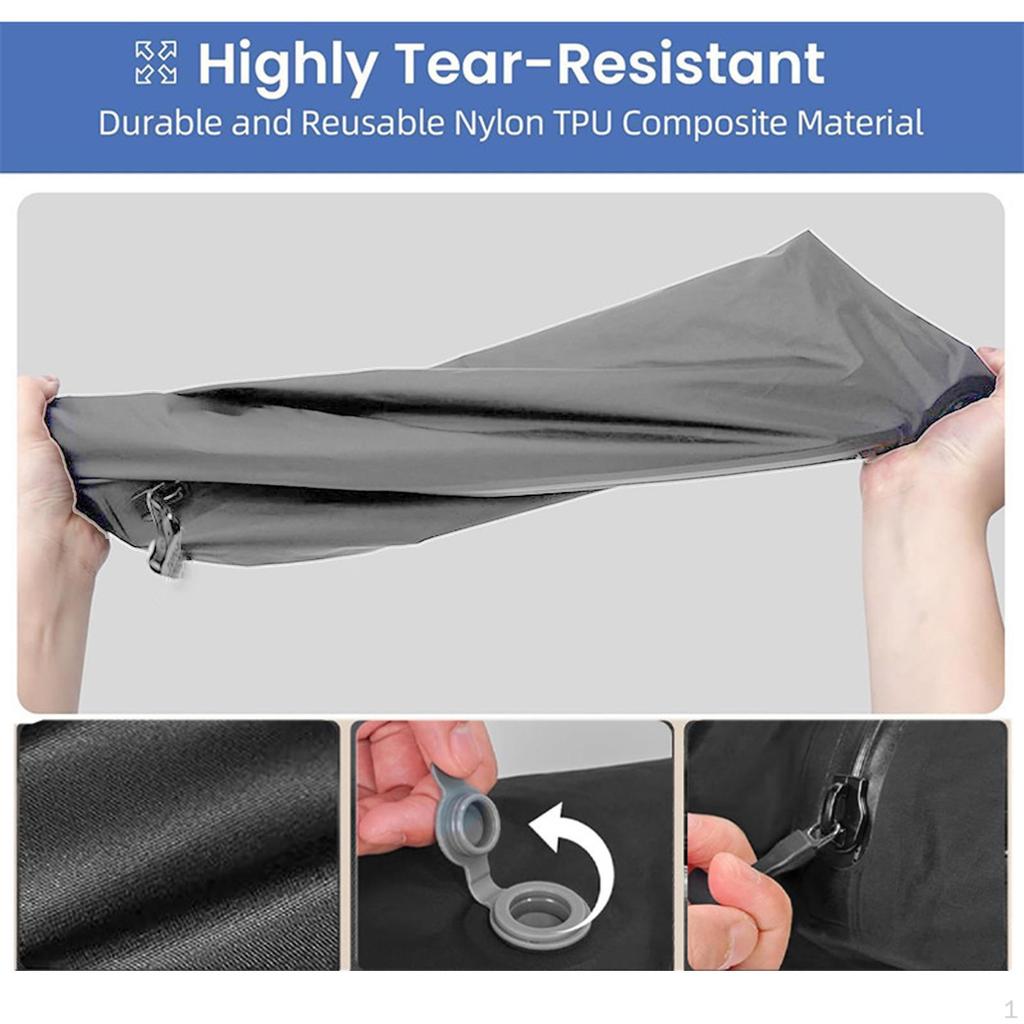Luggage Storage Bag for Travel Clothes with Vacuum Seal