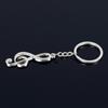 Heißer Verkauf Cartoon Musiknote Violinschlüssel Schlüsselanhänger Anhänger Geschenk Schlüsselkette Für Frauen Mädchen Männer Metall Schlüsselanhänger Großhandel