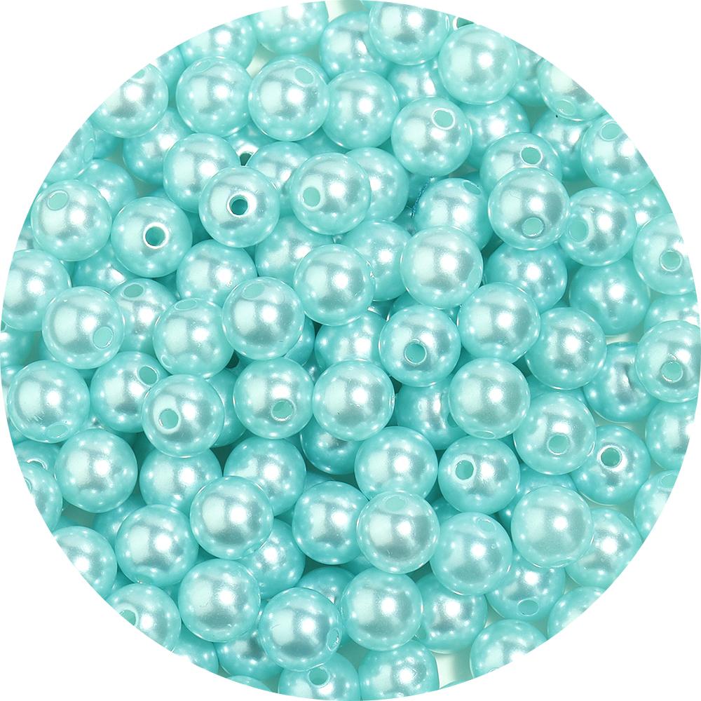 50-1000pcs/Lot 3/4/5/6/8/10/12mm Round Acrylic Plastic Beads ABS Imitation Pearl Beads Loose Spacer Bead For Jewelry Making