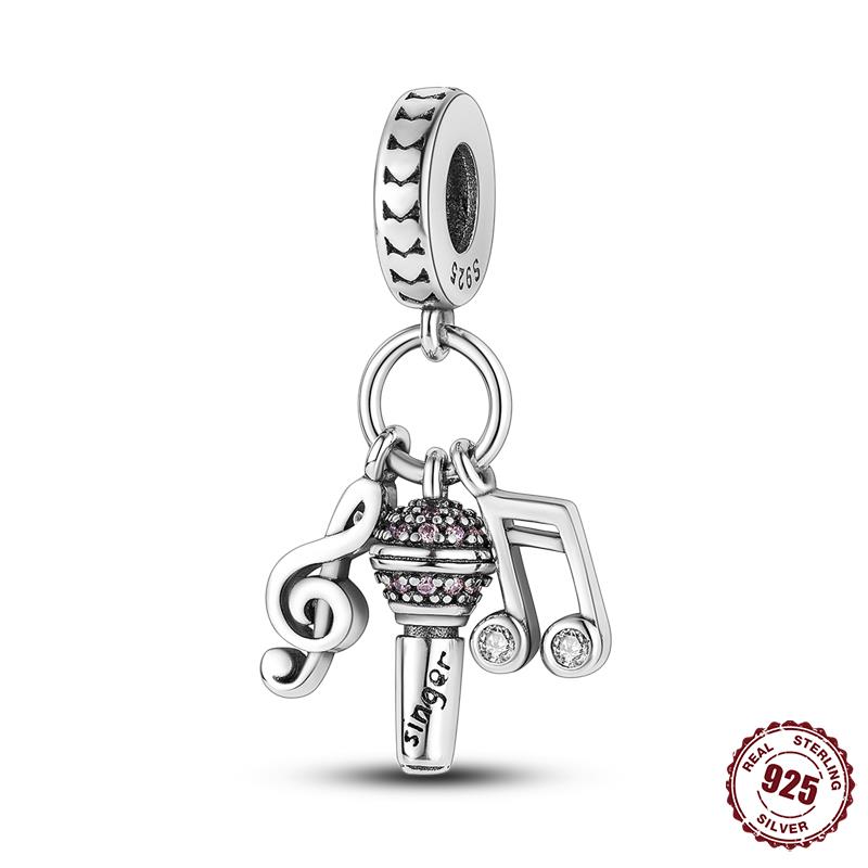 Panpoki 33 Style Copper Charms Travel Series Pendant Beads Fit Fine Bracelets & Bangles Diy Women Jewelry