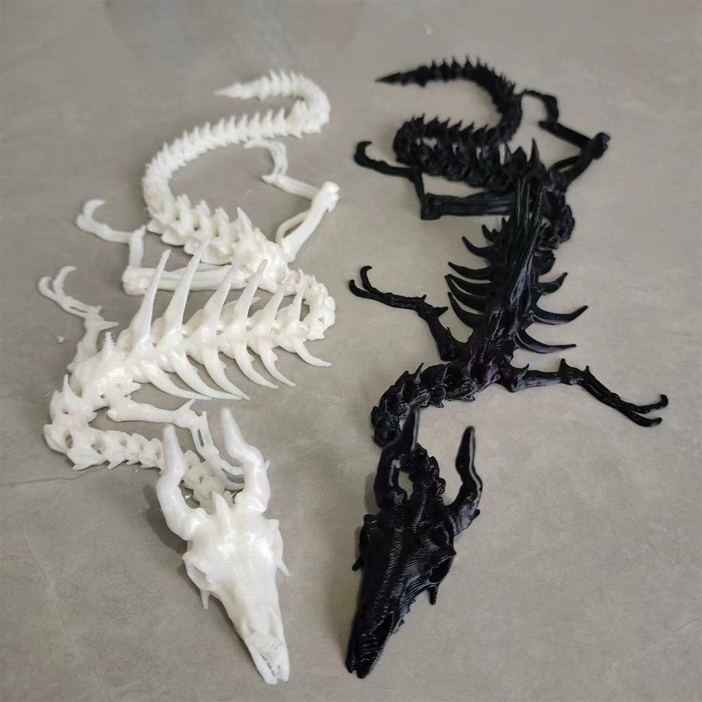 3d Printed Joint Dragon, Dragon Pendant Figurine, Gothic Cosplay Dragon Decoration