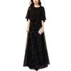 Long Adult Party Dress with Evening Stole Plus Piano Plus XL [MATSUMIZUYU] Dress, Sleeves, Dress, Sparkling, Style, Women's, Graduation, Wedding,