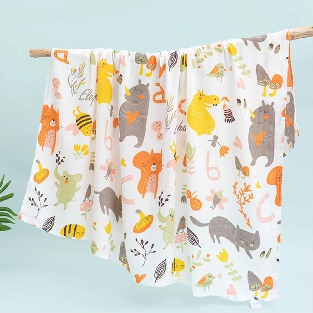 2 Layer Baby Swaddle Blanket Soft Kids Bath Towel High Quality Newborn Blankets Summer