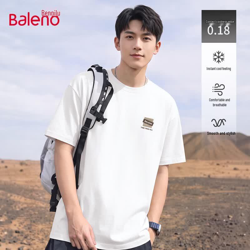 Baleno Men s Cool-Touch Ice Silk T-Shirt 4XL