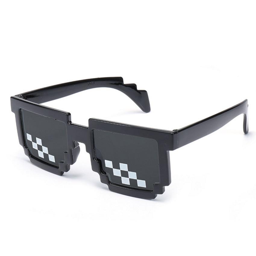 Gafas de Sol Retro Mosaico a Cuadros para Adulto - Gafas de Declaración de Moda Trendy