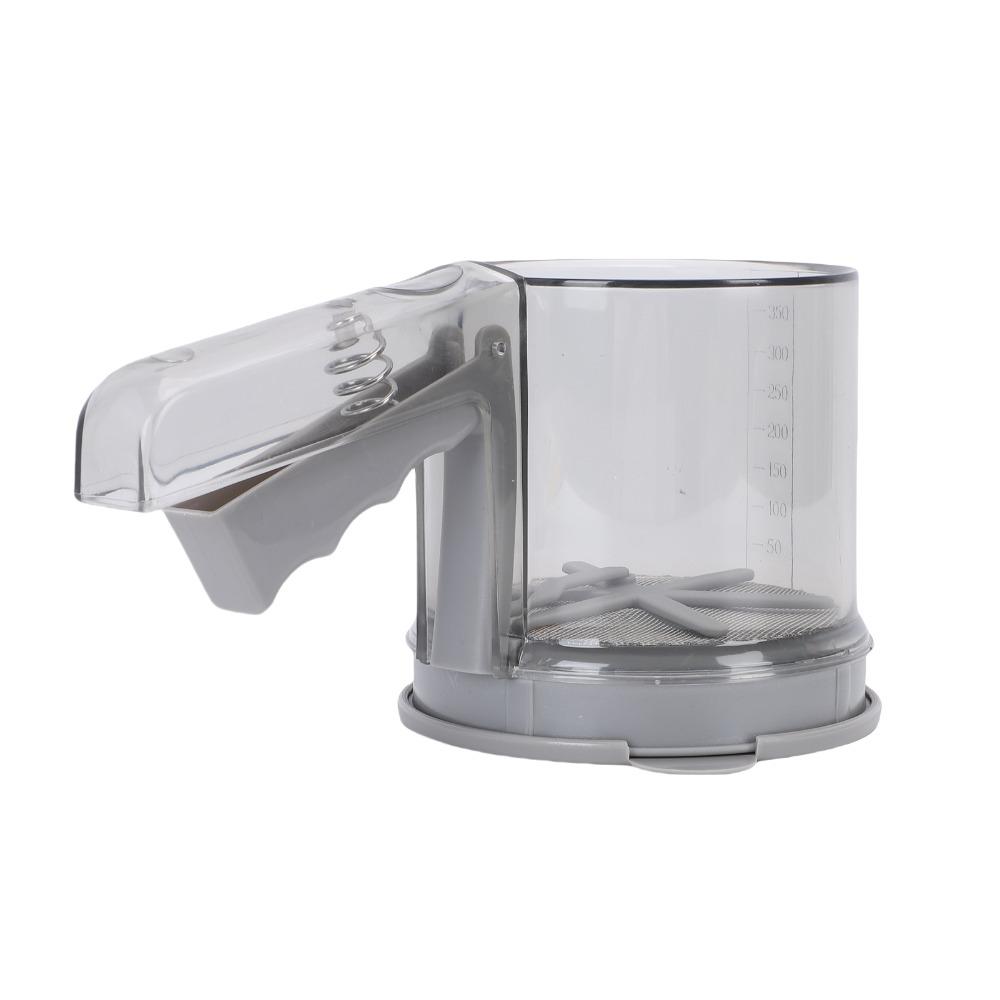 PP Stainless Steel Baking Sieve 2-Layer Powder Sifter Practical Flour Sifter  Baking
