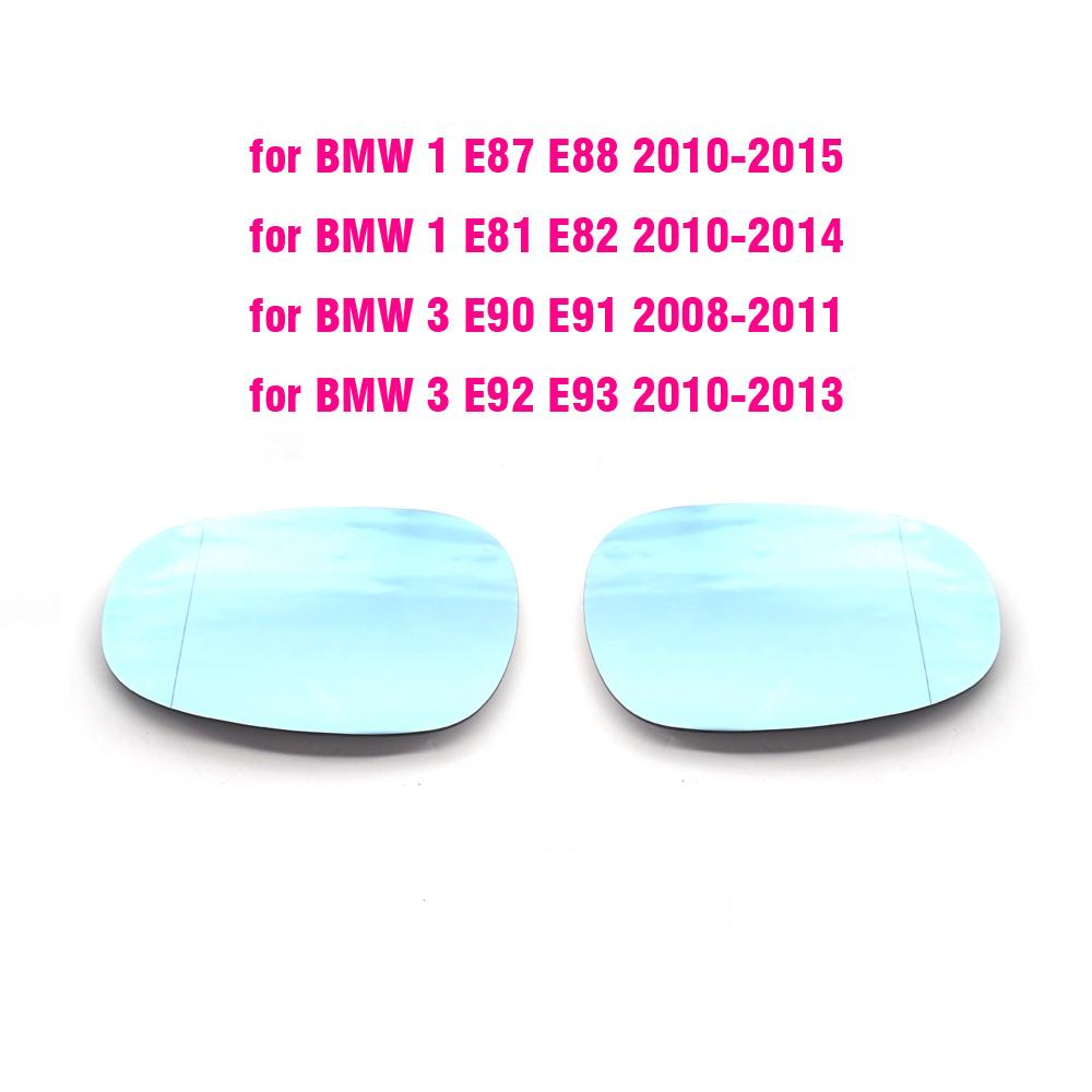 Left Right Wide Angle Heated Mirror Glass For BMW 3 Series E91 E90 E92 E93 LCI Sedan Facelift 318d 320d 320i E80 E81 E87