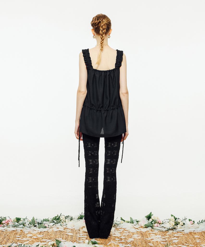 Pelimela Manuka Bootcut Lace Pants [Black]