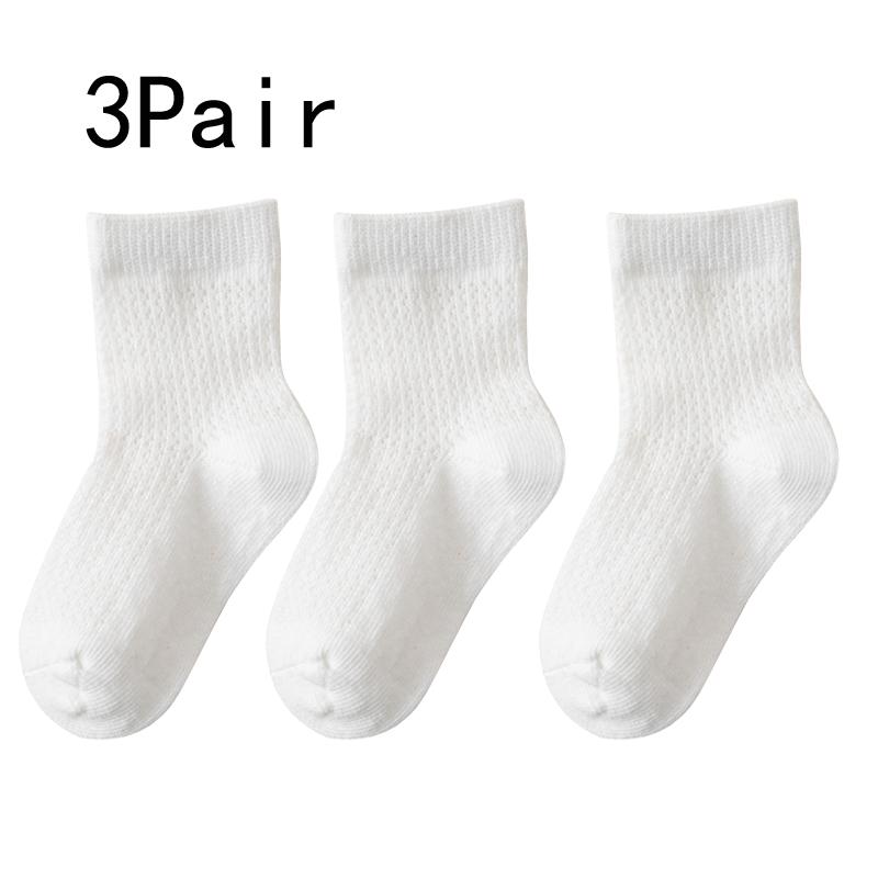 New White Baby Socks Summer Cotton Casual Boys and Girls Baby Socks