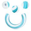 U-shaped Inflatable Pool Float Thickened PVC Semicircle Float Tube Foldable Floating