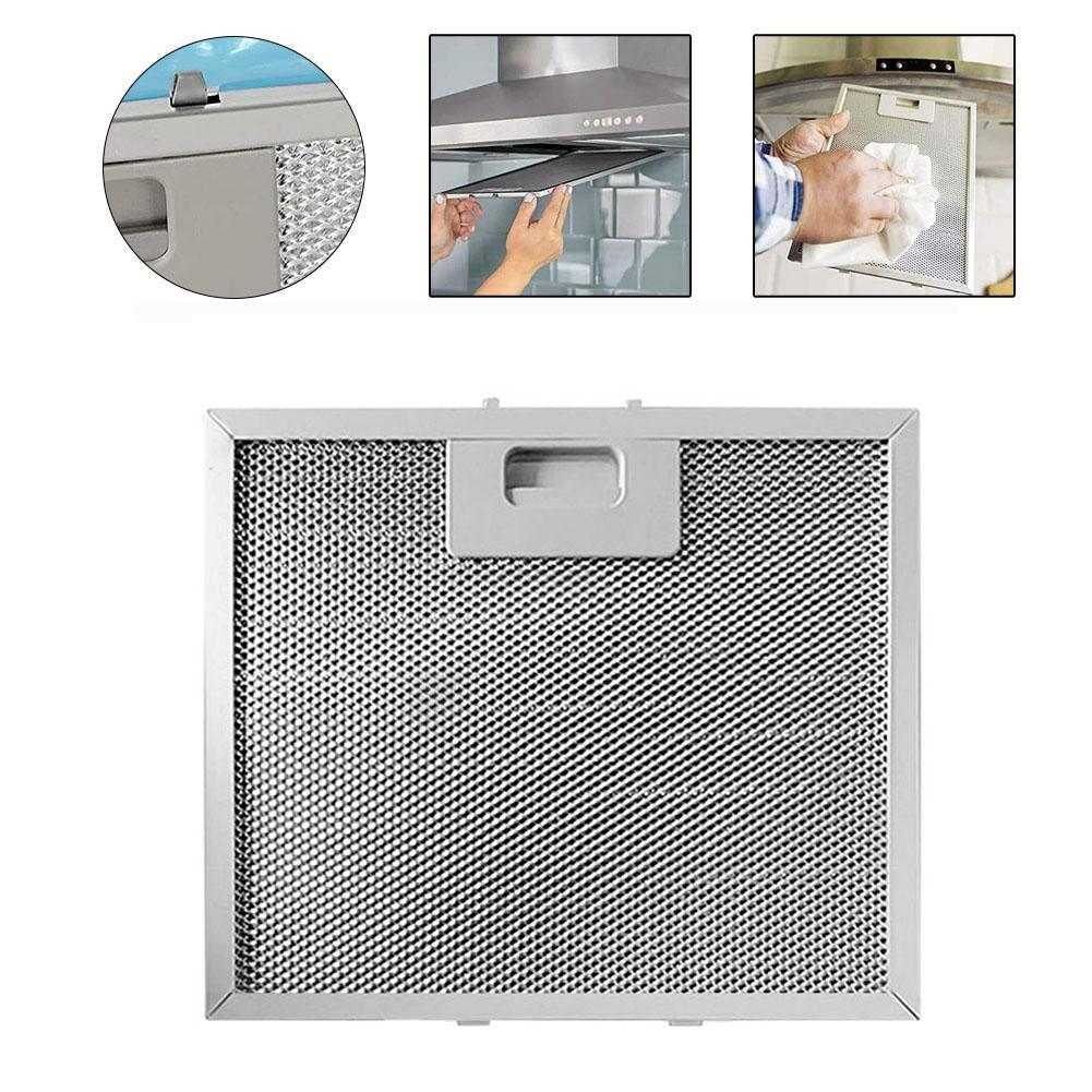 Silver Filter Stainless Steel 1 Pc 400x300x9mm Easy Installation