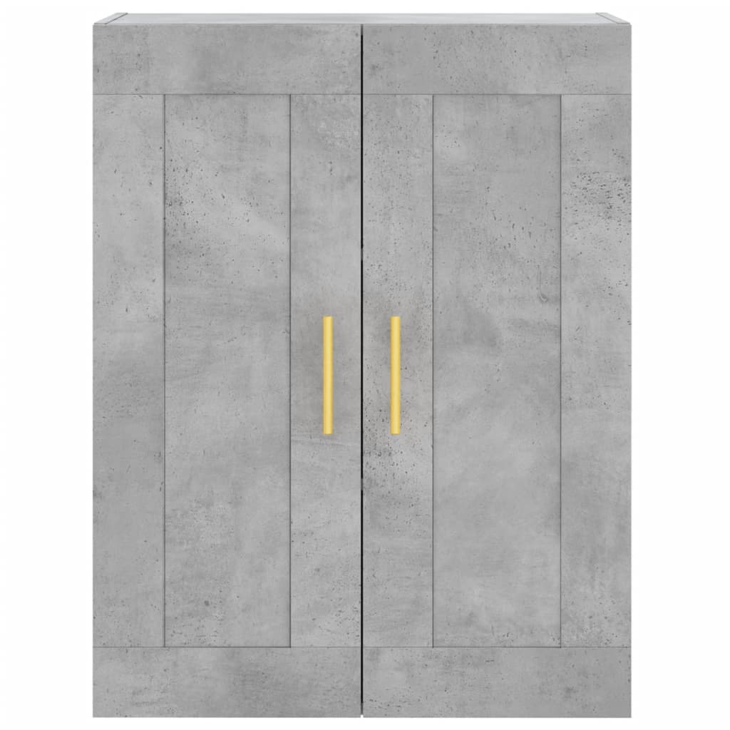 Wall Cabinet Concrete Grey 69.5 x 34 x 90 cm Particleboard