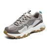 Skechers Ammortizzanti Resistenti all'Abrasione Traspiranti Rialzanti Scarpe Basse da Esterno Donna Grigio Marrone 180128-CHTN