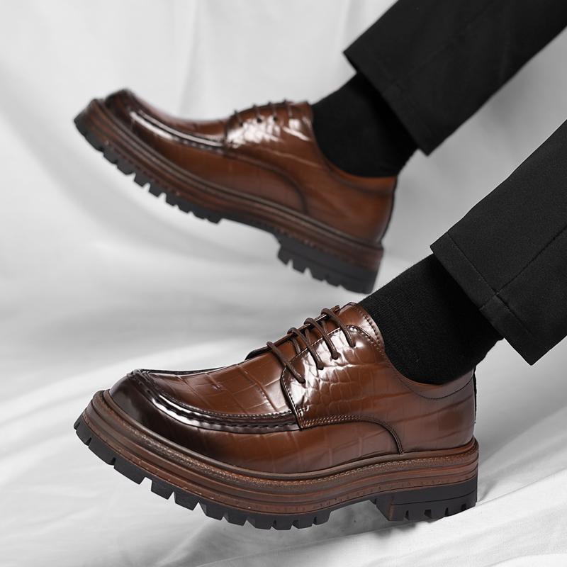 Fashion Crocodile Print Shoes Men Wedding Dress Leather Shoes Men Italiano Oxford Shoes Men Business Suit Office 2025 Italiano Zapatos