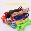 1 Pair Elastic Shoelaces Round Metal Capsules Lock No Tie Shoe Laces For Sneakers Easy To Put On And Off Lazy Shoes Lace Unisex