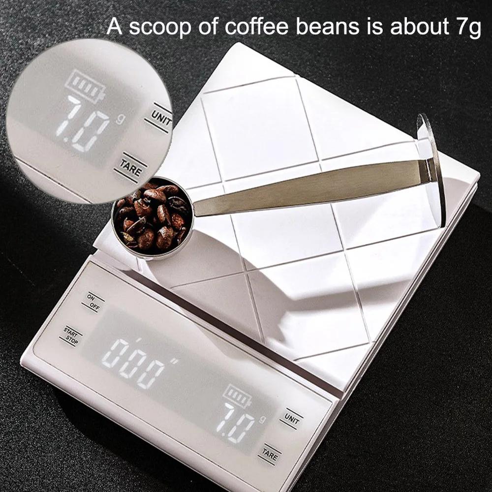 2-in-1 Stainless Steel Coffee Spoon 51mm Tampers Multifunction Measuring Spoons Powder Hammer Tamper Barista Coffee Accessories