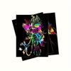 Non-Toxic 10 Sheets/Book Colorful Magic Scratch Set For Kids Arts Scraping Painting Toy Diy Graffiti Book Kids Educational Toy
