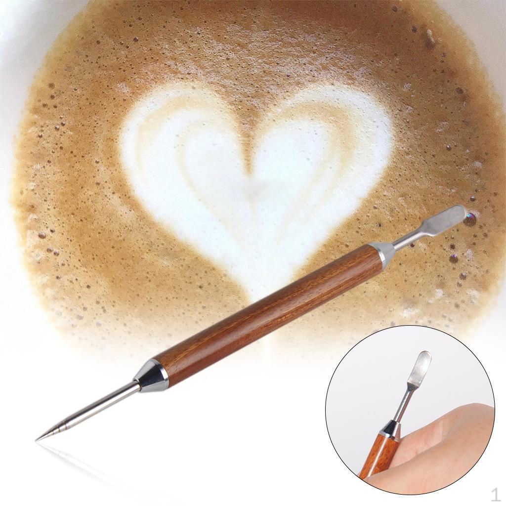 Pen Cake Decoration Barista Coffee Carving