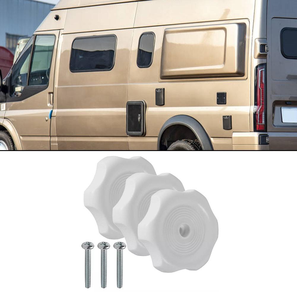 

Сменные ручки вентиляционных окон для автодома, набор из 3 штук, с совместимым валом 1 дюйм белый