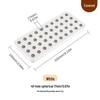 Moule Rond à Glaçons et à Gâteaux de Lune en Silicone de Qualité Alimentaire - Plateau DIY pour Savons et Grappes de Raisins