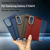 PC Triangle Carbon Fiber Pattern Magnetic Case for For Samsung Galaxy Z Fold 8 for Magsafe Charging Thin Slim Lens Protect Cover
