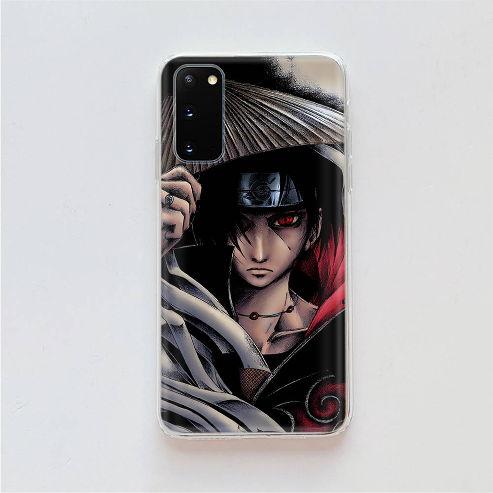 AD89 Naruto Itachi Clear Case for Samsung A04 A14 A23 A34 A54 M23 M33 M52 M53 Realme 10 9 C30S C35 C55 VIVO Y02 Y21 Y33S Y51 X80 V25 Cover
