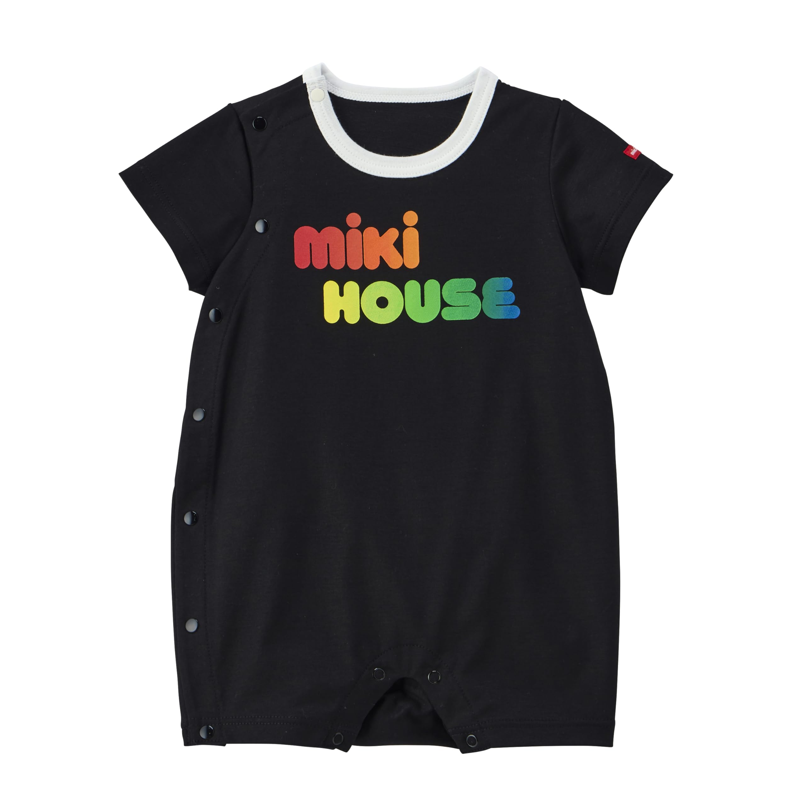

Песочник Шорты Made in Baby Черный [Miki House] Комбинезон, Рукав, Логотип, Однотонный, Япония, Мальчики, Девочки, Малыш, Одежда, Младенец, Детская одежда, чёрный