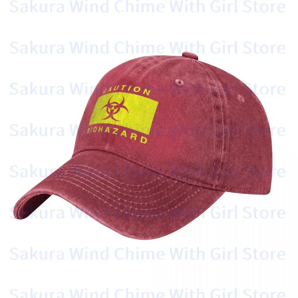 Fashion BIOHAZARD Baseball Cap for Unisex Cotton Hats Adjustable Hat Casual Truck Driver Hat