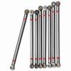 8Pcs Aluminium Alloy Link Rod for SCX10 1 10 313mm Wheelbase RC Crawler Car (Titanium Color)
