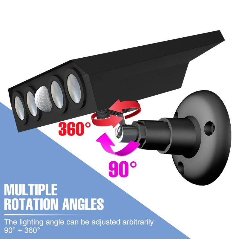 30W LED Solarlampor Utomhus Vägglampa Vattentät Gatlykta För Trädgårdsbelysning Strålkastare Med Rörelsesensor LED Extern