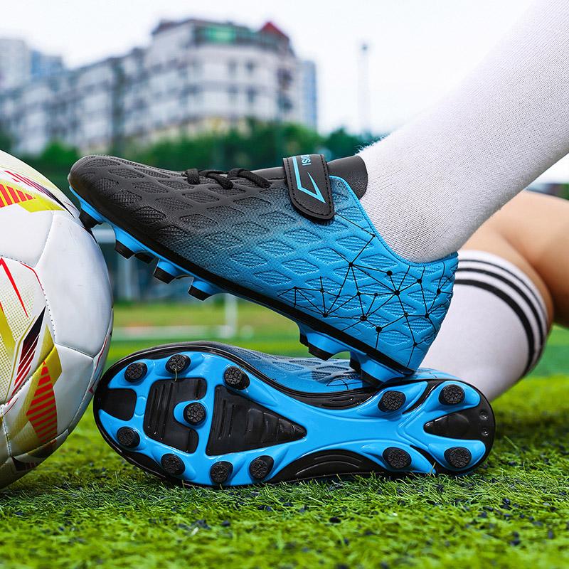 28-39 Crampons Football Garçons Caoutchouc Picots Semelle Souple Enfant Professionnel Gazon Artificiel Entraînement Crampons Football Filles